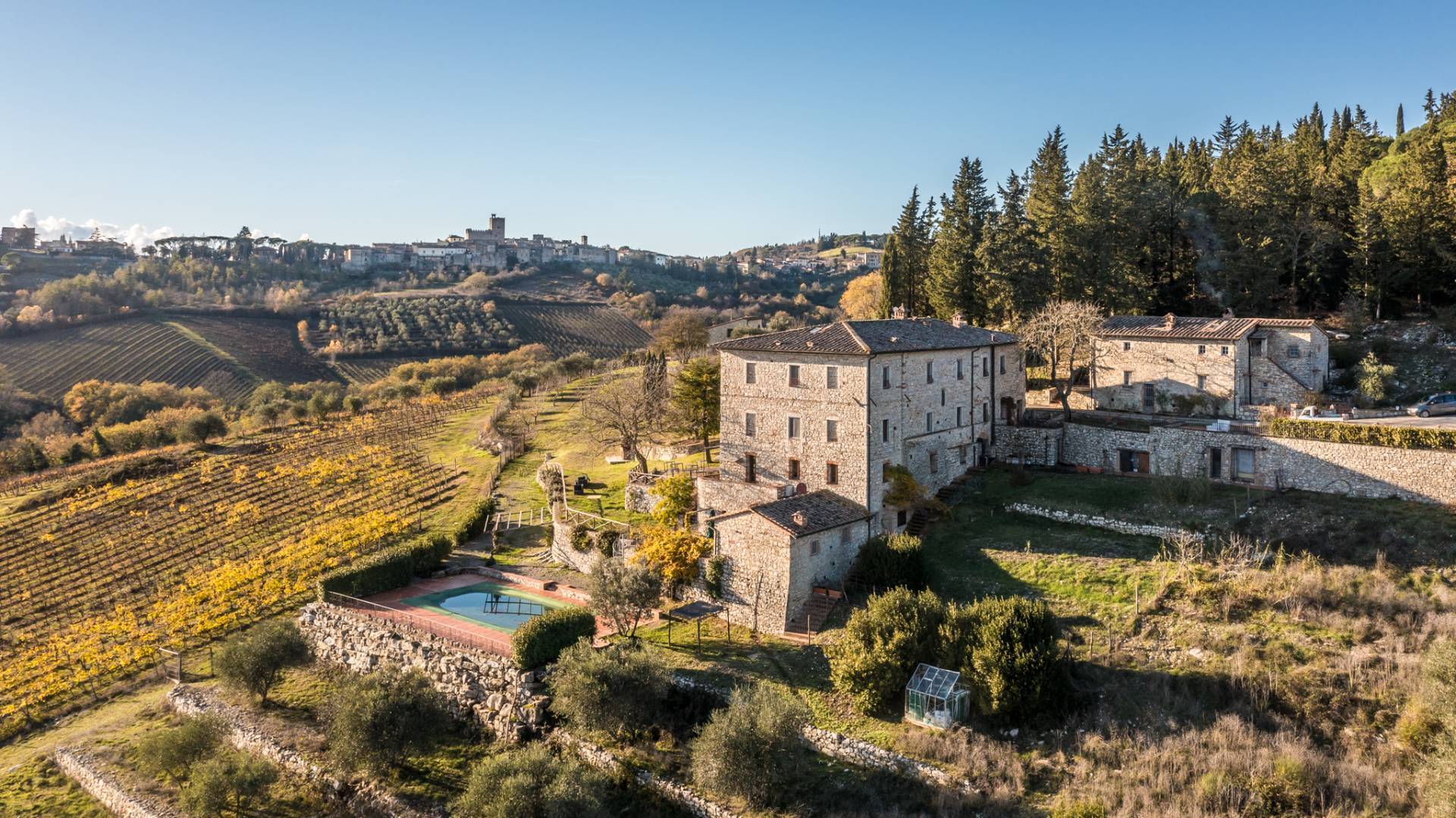 Vendita villa in zona tranquilla Castellina in Chianti Toscana