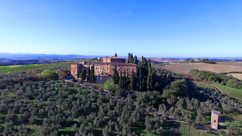 Vendita castello in zona tranquilla Montalcino Toscana