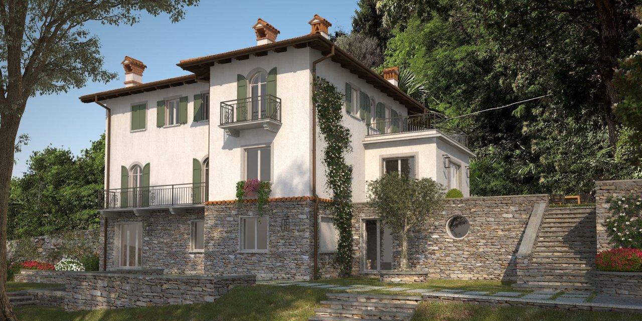 Vendita villa sul lago Stresa Piemonte foto 25