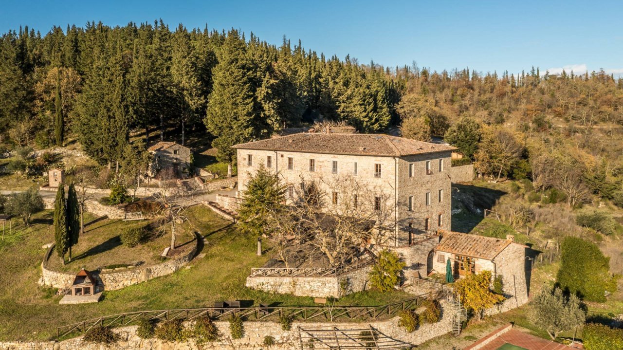 Vendita villa in zona tranquilla Castellina in Chianti Toscana foto 50